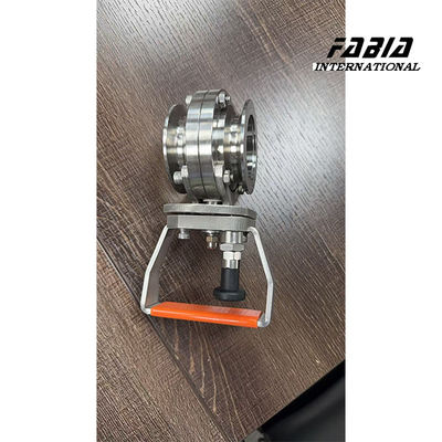 PTFE / EPDMシール 高圧 KF100 高真空蝶弁 手動用 科学研究機器