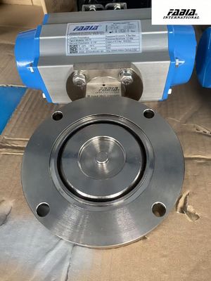Pneumatic Vacuum  Hard Seal To Clamp Butterfly Valve Stainless Steel